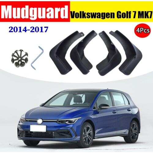 FOR Volkswagen VW GOLF 7 MK7 Mudguards Fender Mud Flap Guard Splash Car Accessories Auto Styline Mudflaps Front Rear 4pcs