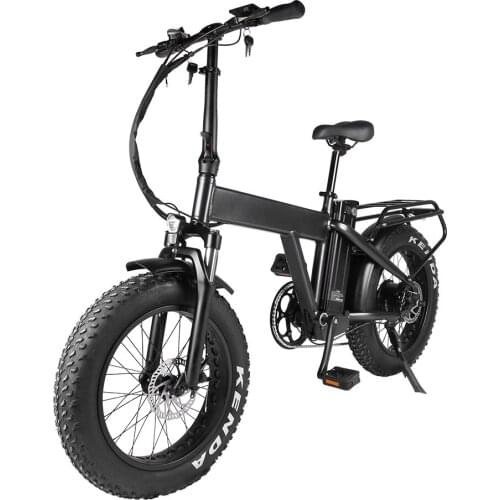 Fat Tire Ebike 48v 350w Motor Electric Bike Bicycle 20 Inch Folding Lithium Battery 300 - 350w One Seat 31 - 60 Km Brushless Ce