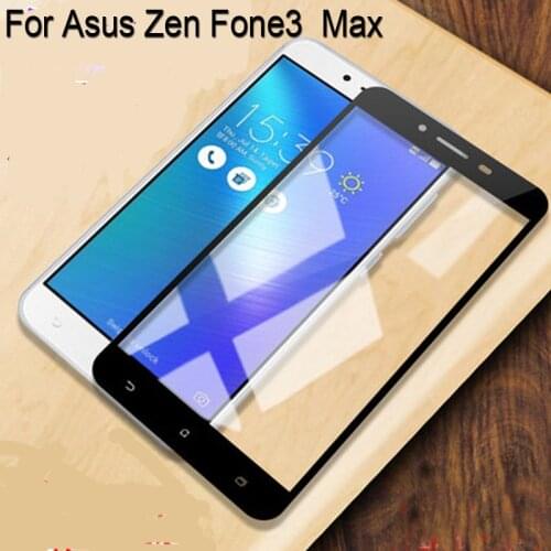 2PCS Full Curved Screen Protector For ASUS ZenFone 3 Max Full Cover Tempered Glass For ASUS ZenFone 3 Max Protective Flim