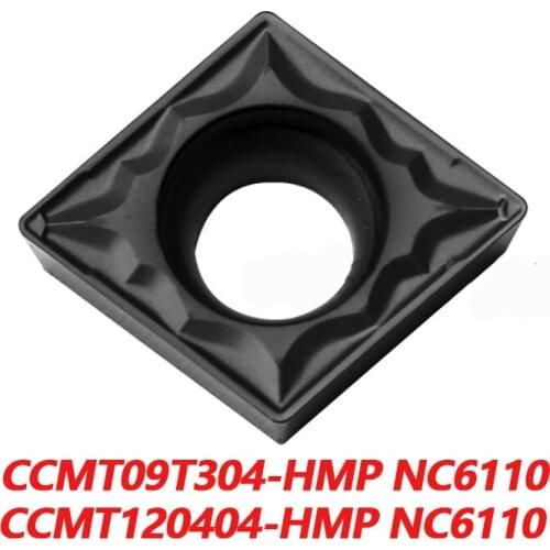 100% Original CCMT CCMT120404-HMP NC6110 CCMT09T304 Carbide Insert Blades Lathe Accessories For Processing Iron Very Efficient
