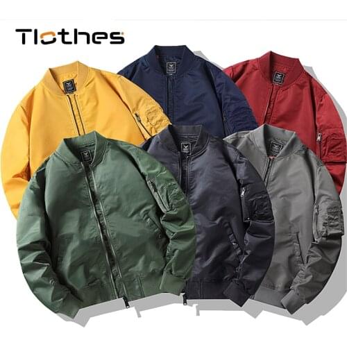 Streetwear New Fashion Bomber Jacket Mens Jackets and Coats Spring Autumn Army Mens Jacket Outdoors Casual Military Men Clothes