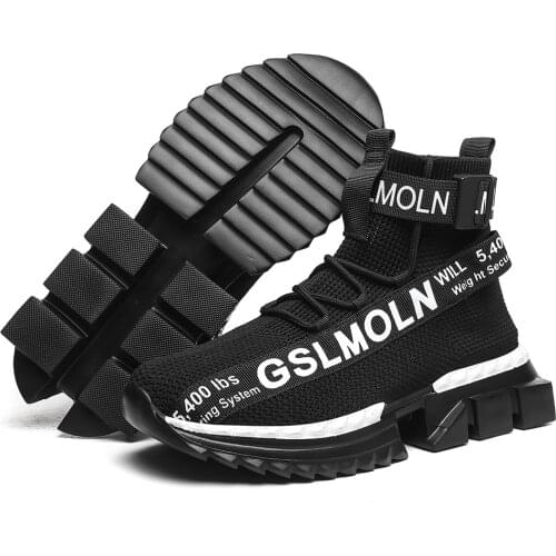 Men Running Shoes Breathable Outdoor 3D Mesh Training Shoe Lightweight Sneakers for Men Flats Thick Bottom Casual ShoesSize39-46