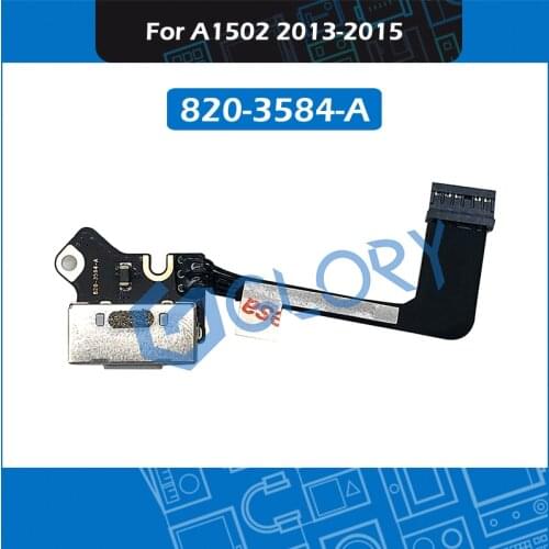 New 820-3584-A for Macbook Pro Retina 13" A1502 DC Jack Power Board Replacement 2013 2014 2015