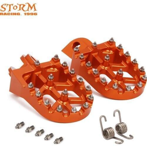 Foot Pegs FootRest Footpegs Rests Pedals For KTM SX SXF EXC EXCF XC XCF XCW XCFW 65 85 125 150 200 250 300 350 -1290 ADVENTURE