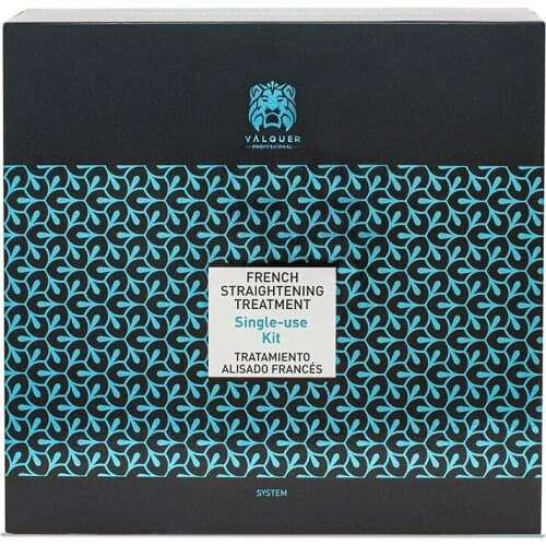 Professional hair treatment French straightening. Smoothed Brazilian hair. Straightening Keratin