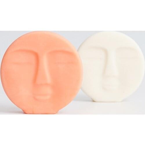 3D Face Design Candle Silicone Mold for DIY Handmade Ornaments Soap Plaster Candle Jewelry Handicrafts Mould Candle Making