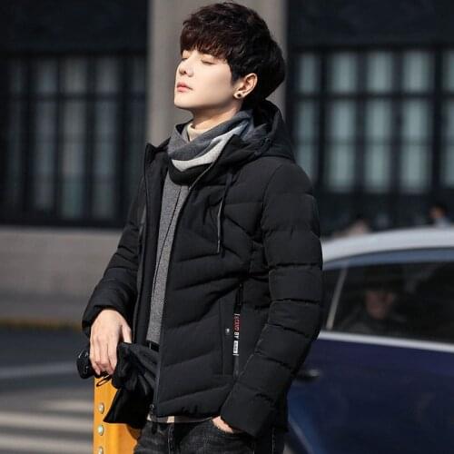 Padded Thick Jackets Parka Winter Jacket Men Quilted Outerwear Clothing Warm Coats anorak 2019 New Cotton Slim Fit Long Sleeve