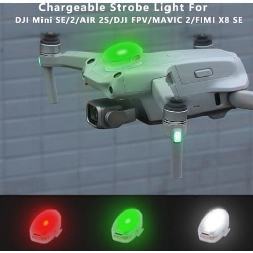 Drone Strobe Lights Anti-Collision Chargeable Night Lamp Light for DJI Mini 2 /Mavic MINI SE/2/AIR 2S/DJI FPV/MAVIC 2/FIMI X8 SE