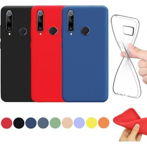 SUREHIN case for huawei honor 9C cover soft 9A blue Red pink purple green clear transparent silicone cover for honor 9C case