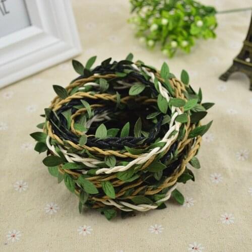 10m Artificial Flower Vine Rattan DIY Wedding Bridal Wreath Silk Garland Christmas Home Party Decorations
