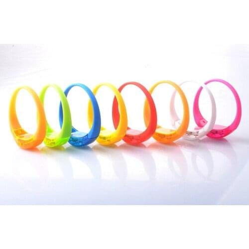 800pcs/lot Newest Button control & Voice Control LED Bracelet Sound Activated Glow Bracelet Props For Party 9 colors