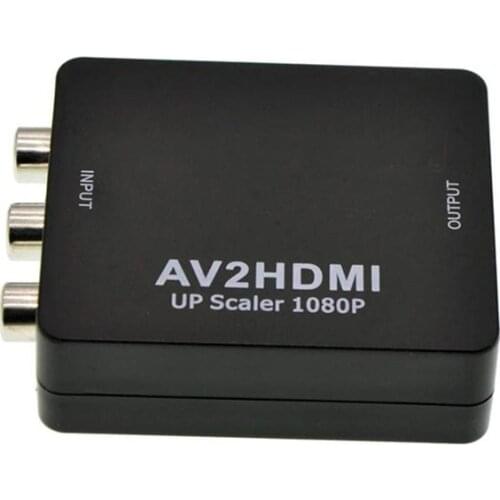 AV2 Adapter AV To HDMI Converter HD 720P 1080P HDMI Output Port Game Console To TV Converter For TV 1080p