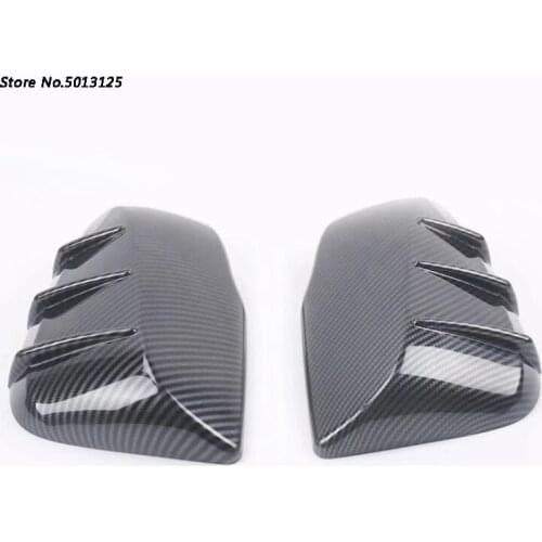 Car Rear View Rearview Side Glass Mirror Cover Trim Frame For Toyota RAV4 RAV-4 2019 2020 2021 Side Mirror Caps Cover