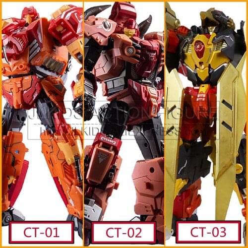 Cang ToysTransformation CT-01 Rampage CT-02 Tantrum CT-03 Divebomb Predaking Action Figure Robot Toy