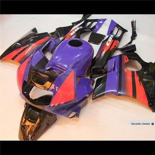 Dor-purple red black Motorcycle Fairing Kit For CBR600F2 1991 1992 1993 1994 CBR 600 F2 91 92 93 94 Fairings set