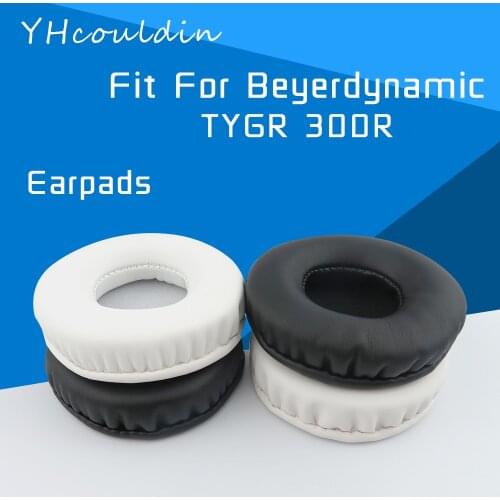 YHcouldin Earpads For Beyerdynamic TYGR 300R Headphone Accessaries Replacement Leather