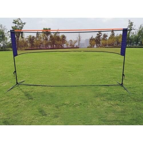 New Simple Foldable Portable Badminton Net Rack Indoor And Outdoor Removable Standard Competition Sports Badminton Supply