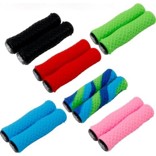 Mountain Bike HandleBar Grip MTB Handlebar Grips Silicone Anti-Slip BMX Road Bike Handle Grips Bicycle Accessories