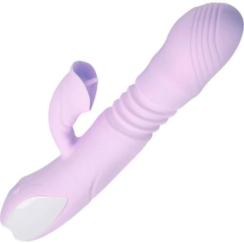 Heating For Women Wand Vagina G-Spot Vibrator ABS+Silicone Tongue Lick Stimulation Clitoris Vulva Women Masturbation Sex Toys