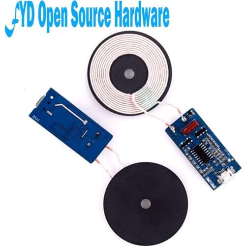 1pcs Wireless Charger Module Transmitter PCBA Circuit Board with DIY Coil Charging 5W Qi Wireless Charging Standard