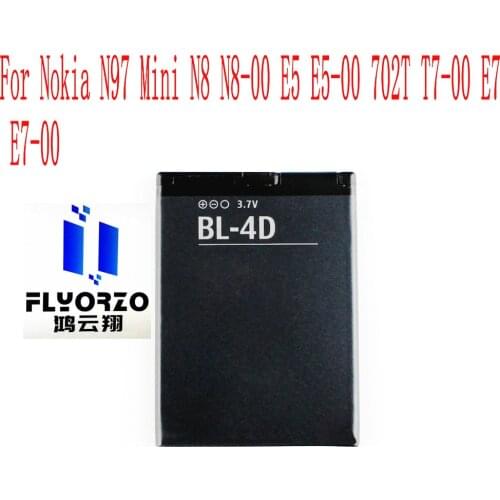 100% Brand new High Quality 1200mAh BL-4D Battery For Nokia N97 Mini N8 N8-00 E5 E5-00 702T T7-00 E7 E7-00 Mobile Phone