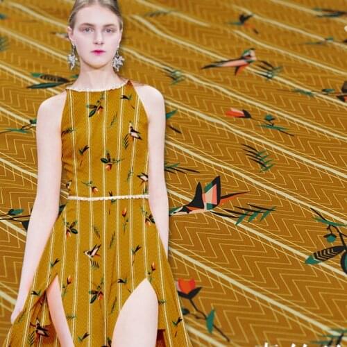 140cm wide printed silk fabric meter 16 mm digital inkjet silk crepe de chine fabric shirt dress fabric wholesale silk cloth