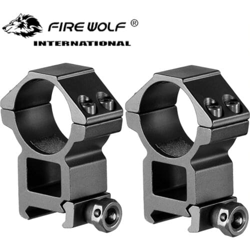 2pcs Rifle Tactical High Profile 30mm Scope Rings 20mm Dovetail Rail Mount