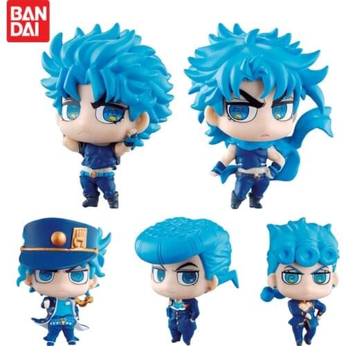 Bandai Gashapon JOJOs Bizarre Adventure SD Series All Members Different Color Edition Anime Toy Model Decoration