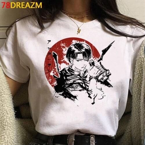 Attack on Titan Titans Attack top tees female couple japanese harajuku kawaii kawaii grunge t-shirt summer top