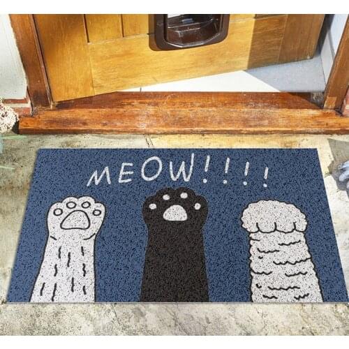 Indoor Doormat Can be Cut Custom Carpet Mat Nordic Minimalist Dust Carpet Kitchen Pvc Entrance Mats Door Mat for Entrance
