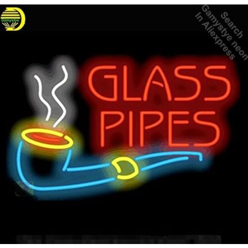Neon Sign Glass Pipes Neon Bulbs Sign Beer Pub Real Glass Neon Tube Sign handcraft Publicidad Arcade Sign Store Wall Displays