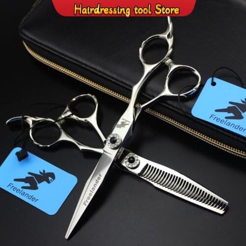6.0 Inch High-end Hairdressing Scissors Flat Shear Barber Shop Special Scissors Hair Trimming Artifact Stainless Steel Type Size