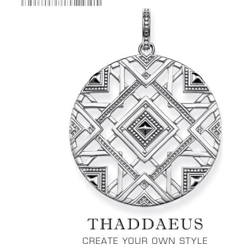 Pendant Africa Ornaments,925 Sterling Silver Glam Jewelry Europe Style Bijoux Necklace Accessories Gift For Soul Woman Men