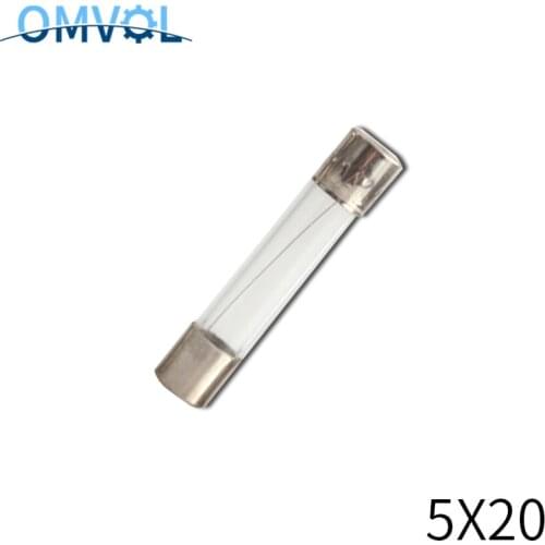 10PCS 5*20mm glass fuse 250V 0.2A 0.5A 1A 2A 2.5 3A 4A 5A 7A 8A 10A 15A 20A 25A