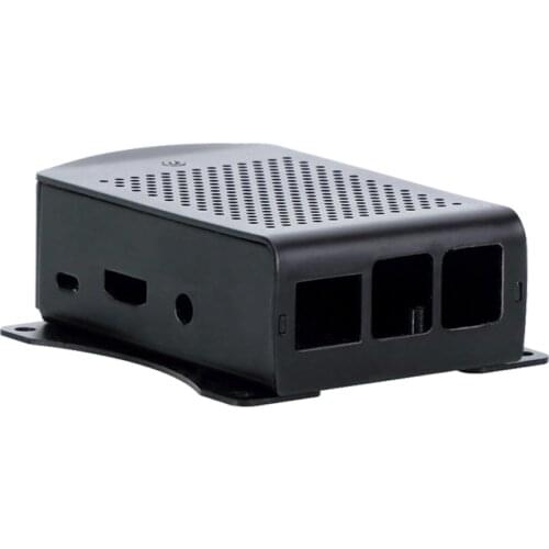 Raspberry Pi 3 Model B Plus Aluminum Silver Green Black Case Metal Enclosure RPI 3 Box Compatible with Raspberry Pi 3 Model B