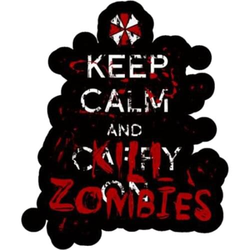 Keep Calm and Kill Zombies Pin