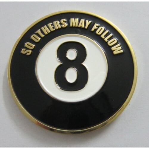 High quality round engraving digital coin custom letter logo coin