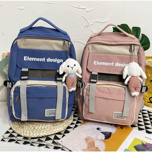 Womens School Bags for Teenage Girls Anti Theft Rucksack Cute Female Bookbags Girl Canvas Backpack Casual Lady Bagpack Mochila