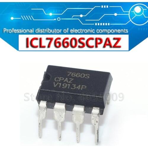 10pcs/lot The new 7660S ICL7660 ICL7660SCPAZ DIP8