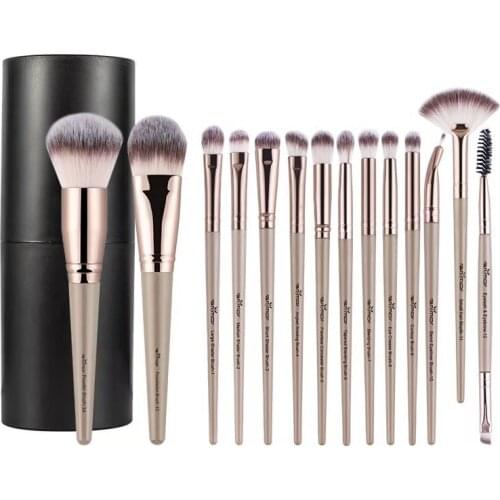 14PCS/SET Cosmetic Brushes Set Eyeshadow Highlighter Nose shadow Makeup Brushes Eyebrow Eyeliner Brush Brush Beauty Makeup Tools