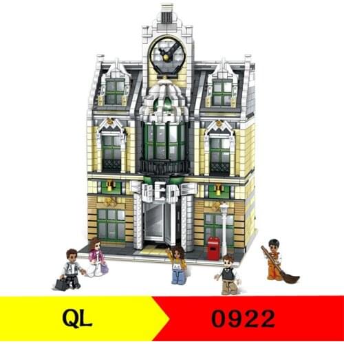 2039PCS QL0922 Building Blocks City Street View Series Mall Childrens Educational Assembling Toy Small Particles Gifts