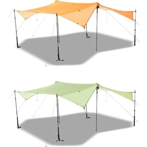 20D Sun Shelter Ultra Light Tent Tarp Sun Shelter Beach Tent Pergola Awning Canopy Taffeta Tarp Camping Tarp 1500MM Waterproof