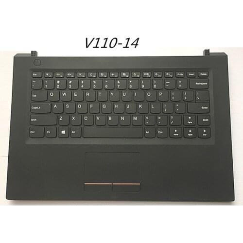 95% New Laptop Palmrest Upper cover Keyboard housing Topcase For Lenovo V110-14 V110-14IKB AST IAP