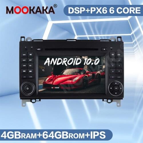 Android 10 64GB Car Radio GPS Navigation Unit for Mercedes Benz B200 B-Class W245 B170 W169 Tape Recorder Multimedia DVD Player