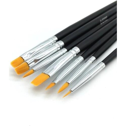 Color face pen set Model hand handle percolation line hook line pen 7pcs