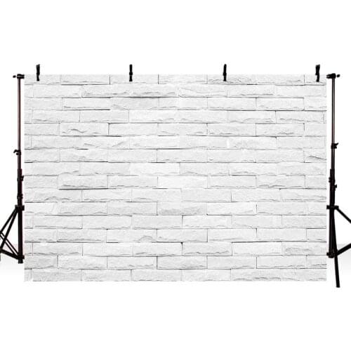 Photography Backdrop Pure White Brick Wall Background Photo Studio Child Wedding Newborn Baby Photophone Photocall Prop