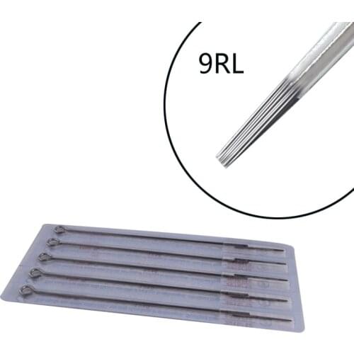 Aiguille Tatouage Makeup Needles Tattoo Permanent Makeup Needles For 15pcs 9RL Good Quality Needle For Stainless Steel