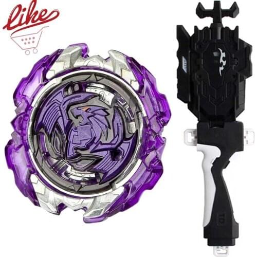 Laike Burst B00-117 Revive Phoenix Purple B117 Spinning Top with Launcher Handle Set Toys for Children