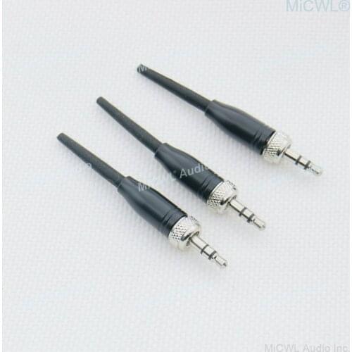 Metal 3.5mm 1/8" Stereo Screw Lock Connector Microphone Adapter Plugs For Sony Sennheiser Headset Lavalier Lapel Parts