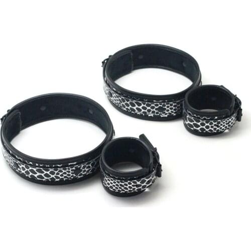 Handcuff Ankle-cuffs Adult Sex Toy for woman Fetish Restraint Bondage Strap Sexy Soft Wrist-to-Thigh Cuffs Cosplay Sex Products